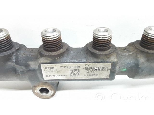 Топливная рампа 9654592680   Citroen C5 1.6 