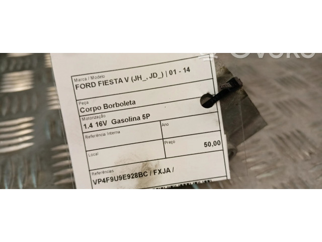 Топливная рампа VP4F9U9E928BC   Ford Fiesta 1.4 