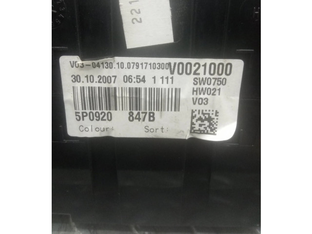 Přístrojová deska  Seat Toledo III (5P) 2007 5P0920847B, 5P0920847B  