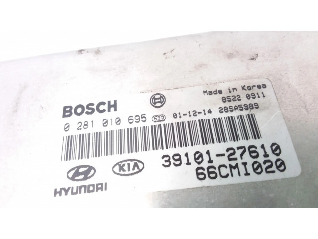 Řídící jednotka 0281010695, 3910127610   Hyundai Matrix 2002