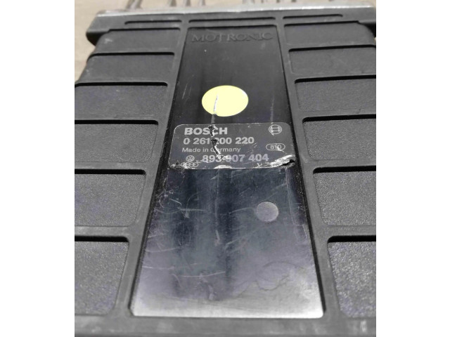 Řídící jednotka 893907404, 0261200220   Audi 80 90 B3 1986