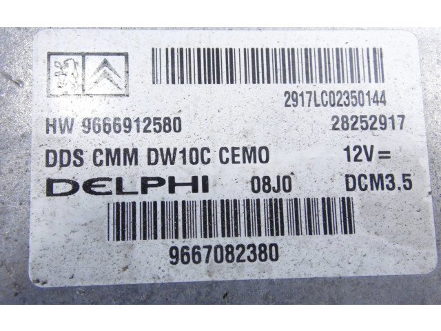 Řídící jednotka 9666912580, 28252917   Peugeot 5008 2010