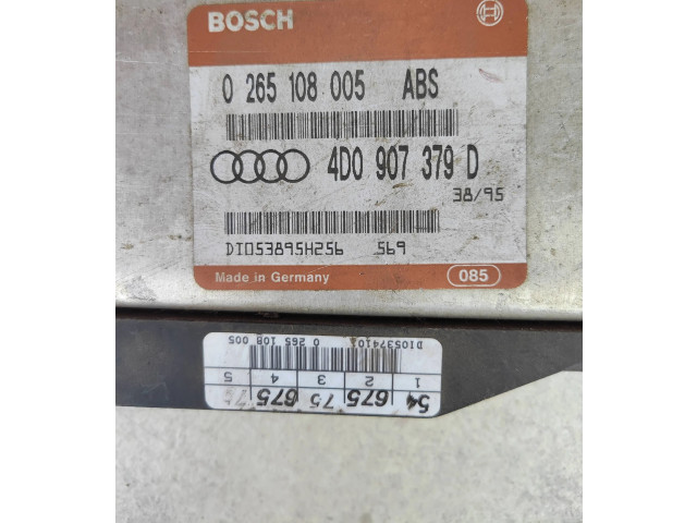 Блок управления АБС 4D0907379D, 0265108005   Audi A4 S4 B5 8D