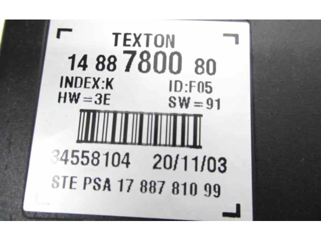 Řídící jednotka 1488780080   Peugeot 207 