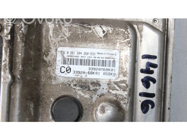 Блок управления двигателя 0261S04260, 33920-68K01   Suzuki Alto