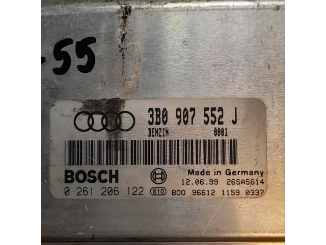 Блок управления двигателя 3B0907552J, 0261206122   Audi A6 S6 C5 4B