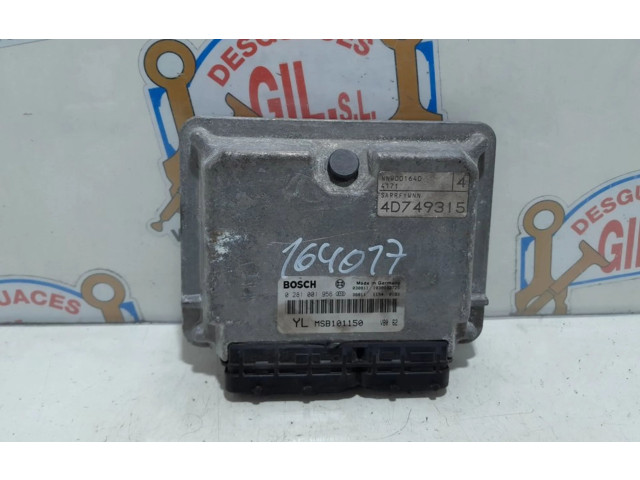 Блок управления двигателя MSB101150, 164017   MG ZR