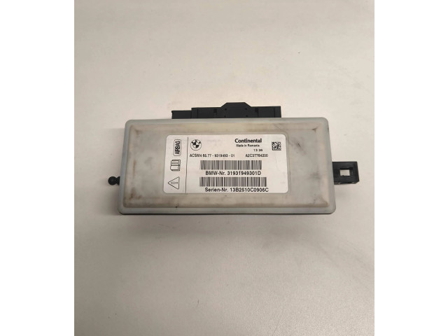 Блок подушек безопасности 9319493, 31931949301D   BMW 7 F01 F02 F03 F04