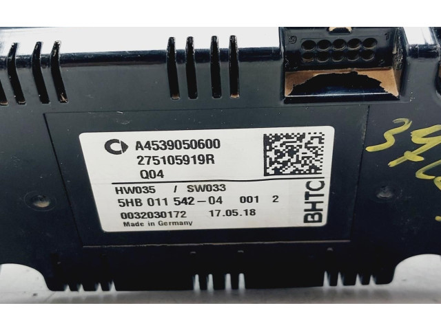 Блок управления климат-контролем 275105919R   Smart ForFour I