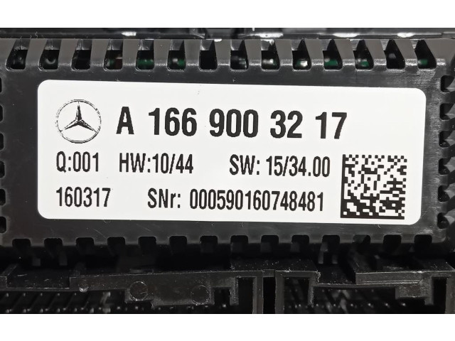 Блок управления климат-контролем A1669003217, 642826   MercedesBenz GLE (W166 - C292)