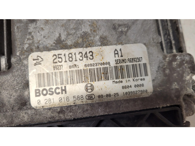 Řídící jednotka 25181343, 09237   Chevrolet Captiva 2008