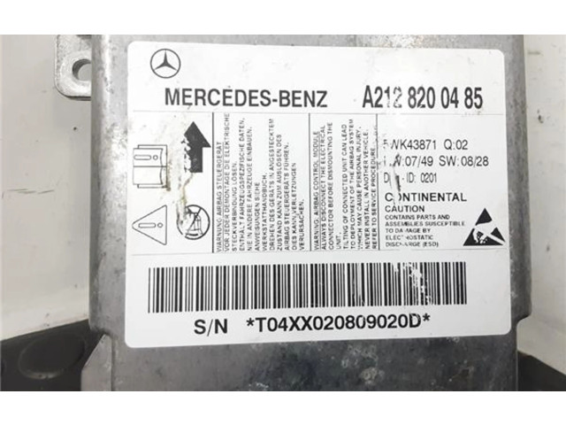 Блок подушек безопасности A2128200485, A2128200485   Mercedes-Benz E AMG W212
