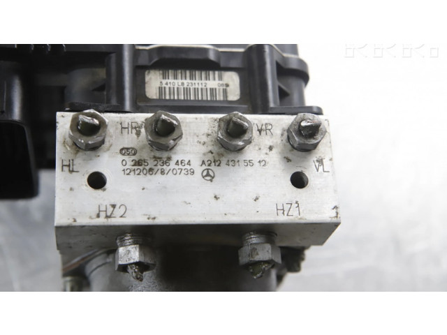 Jednotka ABS A2124315512, 0265236464   Mrcedes-Benz E W212 2012