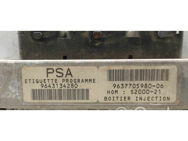 Řídící jednotka 9643134280, 9637705980   Citroen Saxo 2000