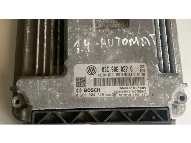 Блок управления двигателя 03C906027G, 03C906027F   Volkswagen Scirocco