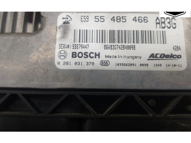 Řídící jednotka 55579447, 0281031379   Opel Zafira C 2015