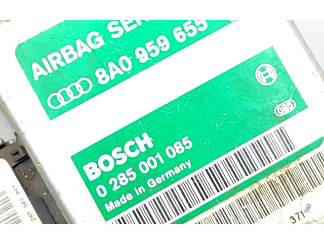 Блок управления надувных подушек 8A0959655, 0285001085   Audi 80 90 S2 B4