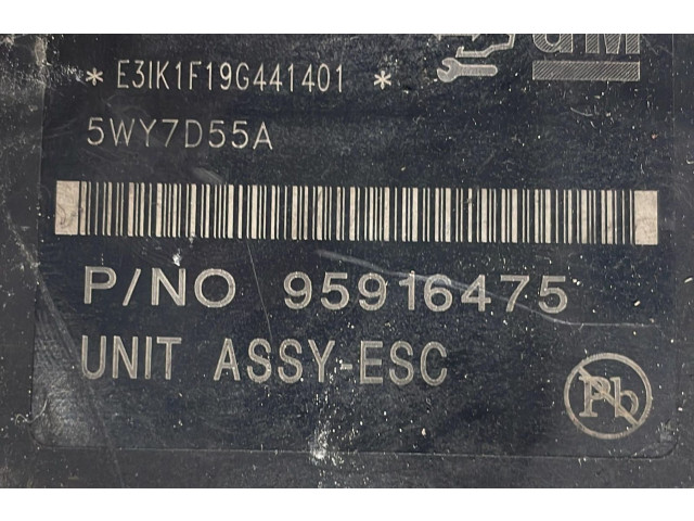 Jednotka ABS 95916475, 95916475   Chevrolet Aveo 2012