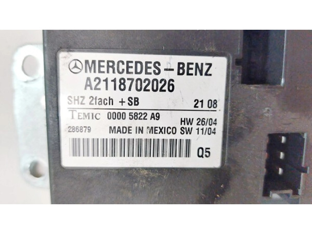 Блок управления a2118702026, 00005822a9   Mercedes-Benz GL X164