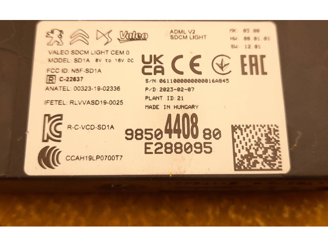 Блок управления 9850440880, 9850440880   Peugeot 3008 III