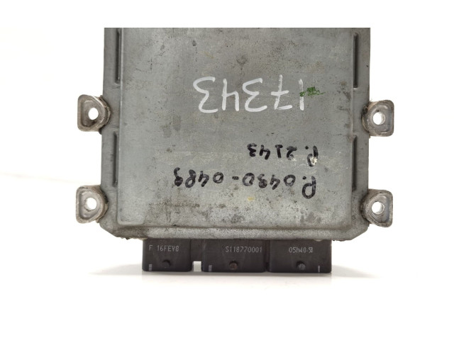 Блок управления двигателя 5WS40615CT, SW9665100380   Citroen Jumpy   
