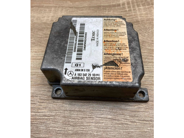 Блок подушек безопасности A1635422918, Q1   Mercedes-Benz ML W163