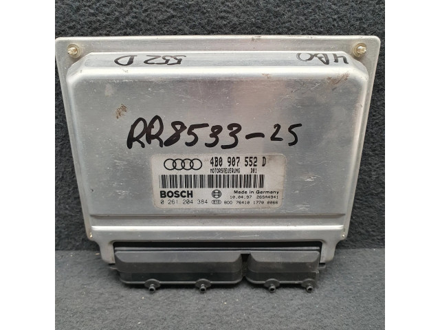 Блок управления двигателя 4B0907552D, 0261204384   Audi A6 S6 C5 4B