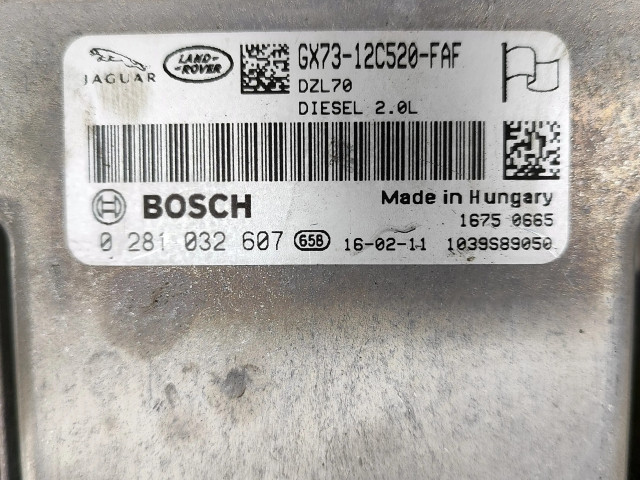 Řídící jednotka GX7312C520FAF, 0281032607   Land Rover Discovery Sport 2016