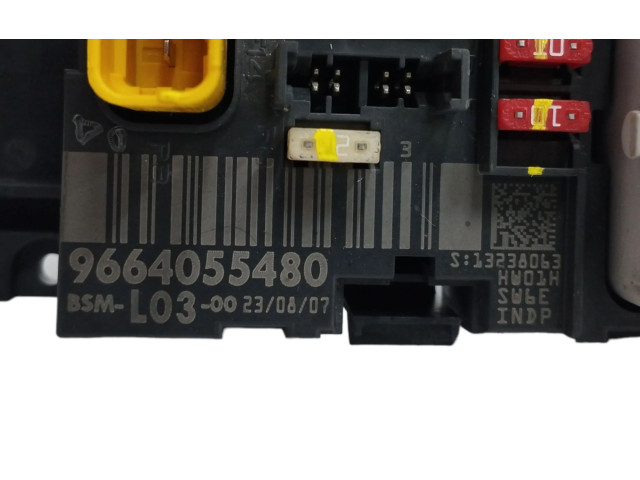 Pojistková skříňka Řídící jednotka BSM 9664055480   Peugeot 1007 2008