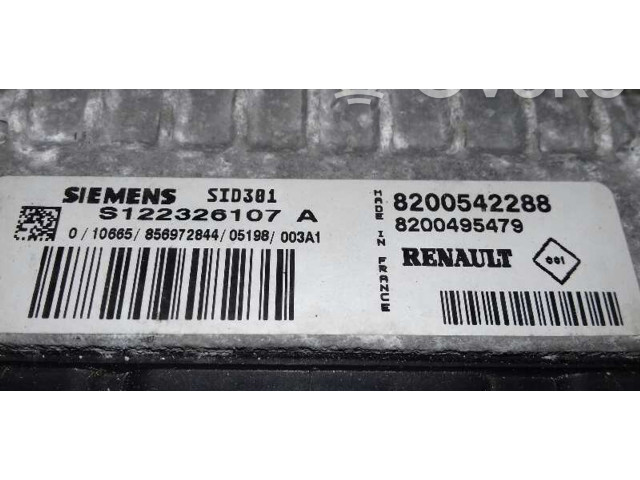 Řídící jednotka 8200542288, S122326107A   Renault Modus 2005