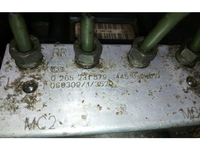 Jednotka ABS 445100H010, 0265231579   Peugeot 107 2006