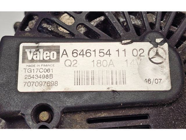 Генератор A6461541102, 2543498B   Mercedes-Benz Vito Viano W639      