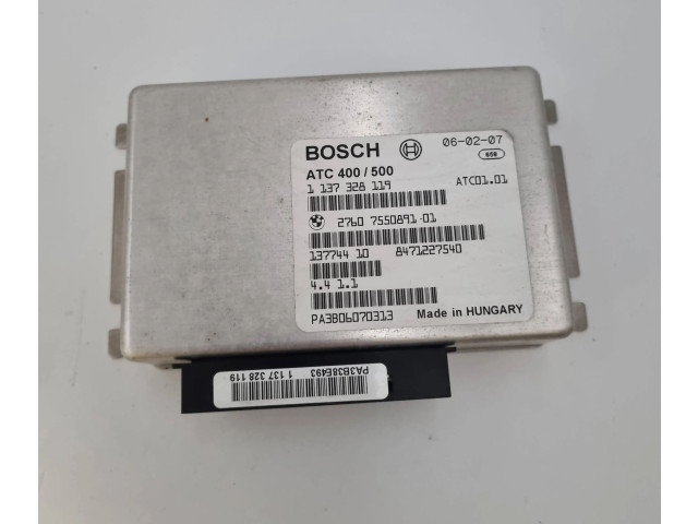 Блок управления коробкой передач 7550891, 1137328119   BMW X3 E83