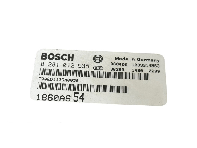 Блок управления двигателя 1860A654, 1039S14863   Mitsubishi Grandis