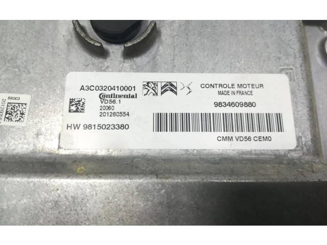 Řídící jednotka 9834609880   Peugeot 2008 I 2020