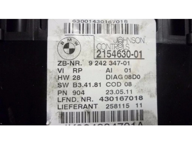 Přístrojová deska  BMW X1 E84 2012 924234762109316128, B177  