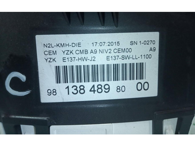 Přístrojová deska  Peugeot 208 2015 981384898000  