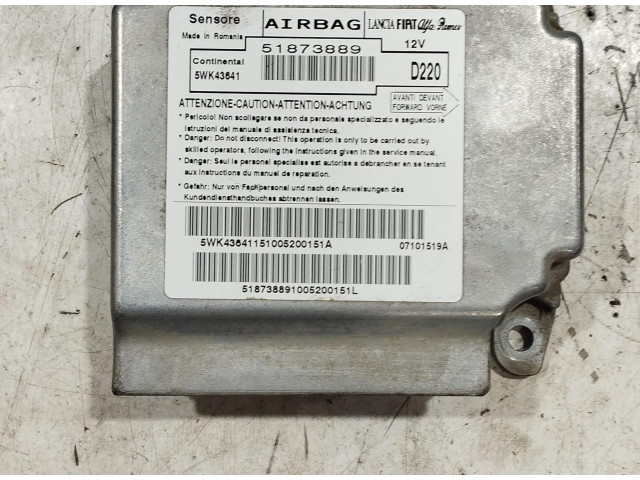 Блок подушек безопасности 51873889, 51873889   Fiat Bravo