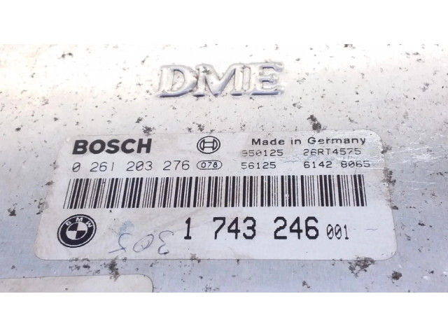 Řídící jednotka 1743246001, 0261203276   BMW 3 E36 1995