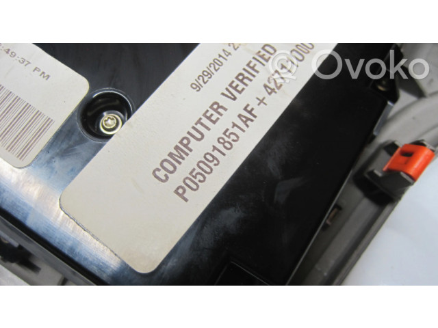 Блок управления климат-контролем P05091851AF, 42711000   Jeep Grand Cherokee
