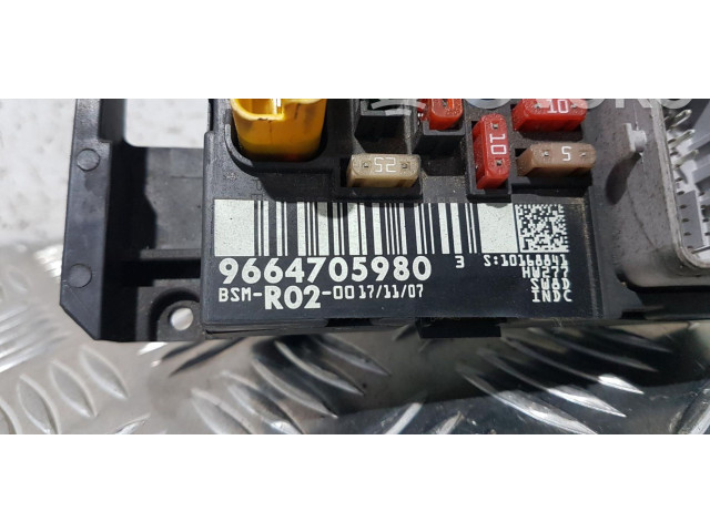   Pojistková skříňka 9664705980   Peugeot 207 CC 2008