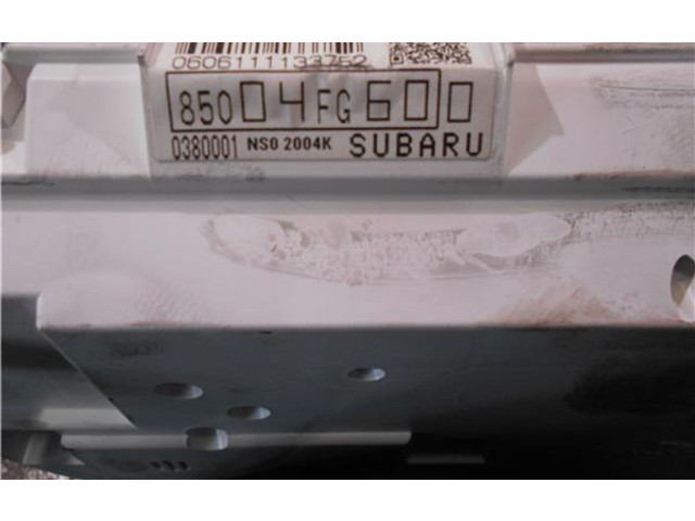 Přístrojová deska  Subaru Impreza III 2010 85004FG60, 85004FG60  