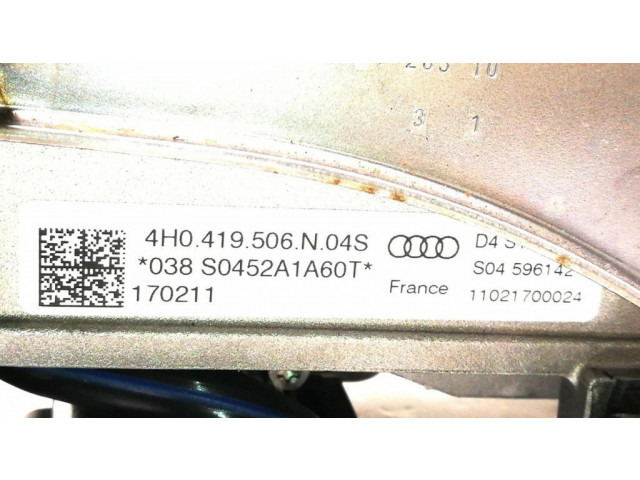    Рулевая рейка 4H0419506N, 4H0905852B   Audi A8 S8 D4 4H 2010-2016 года