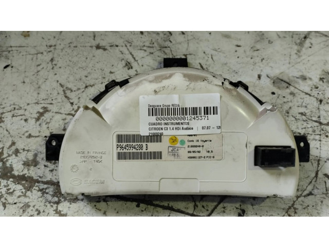 Панель приборов P9645994280B   Citroen C3       