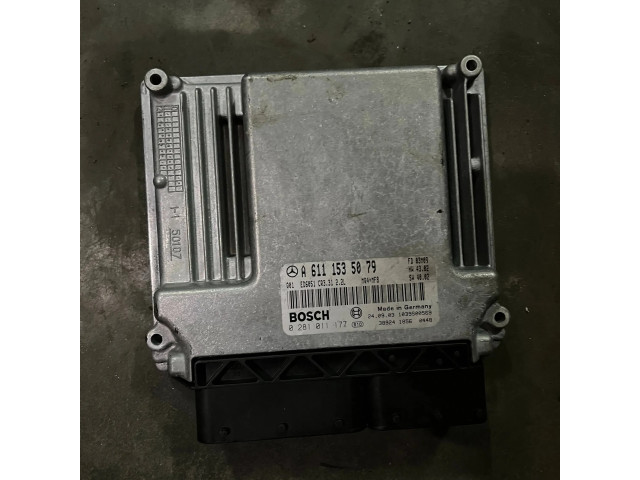 Řídící jednotka A6111535079, 0281011177   Mercedes-Benz Vito Viano W639 2005
