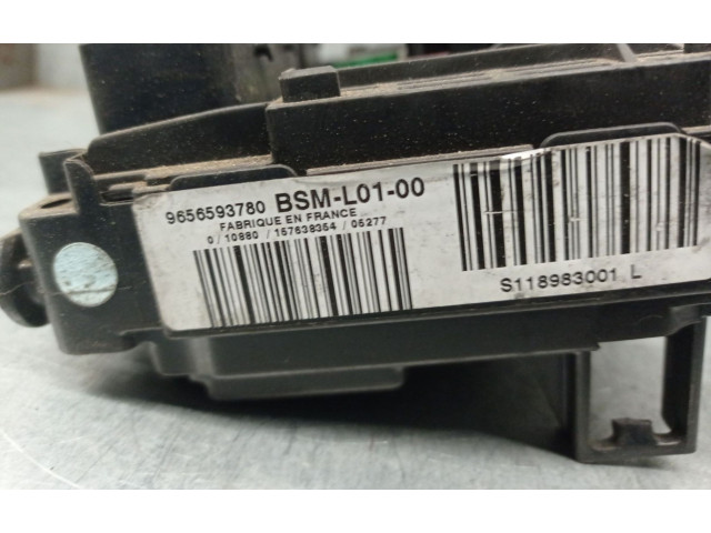 Pojistková skříňka Řídící jednotka BSM 9656593780, S118983001LSIEMENS   Peugeot 407 2006