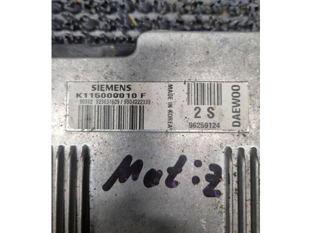 Řídící jednotka K115000010F, 9904222339   Daewoo Matiz 2000