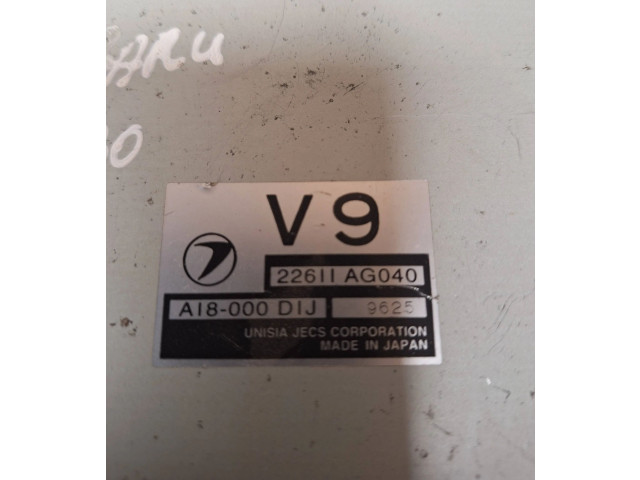 Řídící jednotka 22611AG040, A18000DIJ   Subaru Forester SF 2001