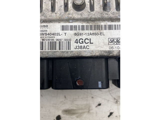 Блок управления двигателя 6G91-12A650-EL, 6G91-12A650-EL   Ford Galaxy