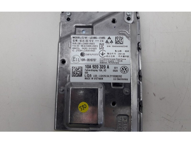Панель приборов 10A920320A, 10A920320A   Volkswagen ID.3       